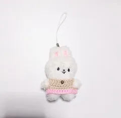 SKZOO マイクロ Ver.用の服【I ベージュ✕薄ピンク】