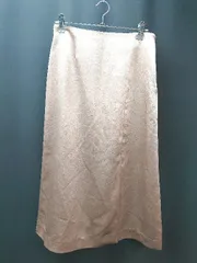 ◇ JOURNALSTANDARD ジャーナルスタンダード 無地 スリット ロング丈 フレア スカート サイズ表記なし ピンク レディース E  【1306140013641】