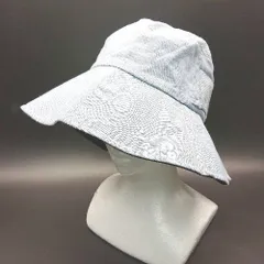 ◇ AfternoonTea リボン 薄手 シンプル オシャレ カワイイ 春夏物 クロッシェハット ブルー系 表記なし レディース E  【1306140023008】