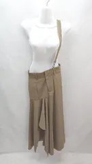 ◇ REDYAZEL レディアゼル 可愛い エレガント 綺麗め カジュアル ロング丈 フレア スカート サイズM ブラウン レディース E  【1306140027310】