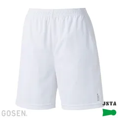 GOSEN(ゴーセン) レディースハーフパンツ バドミントン ウェア ショートパンツ PP2343、(30)ホワイト