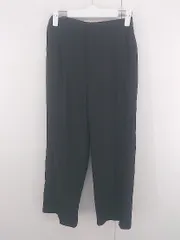 ◇ green label relaxing UNITED ARROWS バックゴム タック スラックス パンツ ブラック レディース P  【1306160002021】