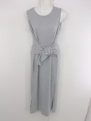 ◇ URBAN RESEARCH シンプル ナチュラル 大人女子 抜け感 ノースリーブ ロング ワンピース サイズF グレー レディース P  【1306160004865】