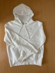 チャンピオン 白 起毛 フードTシャツ M サイズ