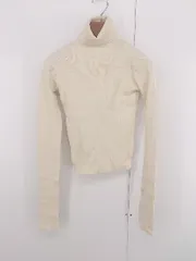 ◇ AMAIL アマイル タートルネック 大人女子 長袖 リブ ニット セーター サイズF ベージュ レディース P  【1306160005091】