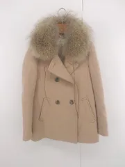 ◇ BEAUTY & YOUTH UNITED ARROWS チャイニーズラクーンファー 長袖 コート サイズM ベージュ系 レディース P  【1306160010743】