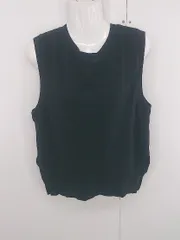 ◇ BEAUTY & YOUTH UNITED ARROWS サイドスリット こなれ感 シンプル スウェット ベスト ブラック レディース P  【1306160012198】