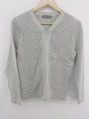 ◇ A day in the life UNITED ARROWS Vネック リブ ニット 長袖 セーター グレー レディース P  【1306160015038】