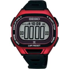 稼働 SEIKO 腕時計 ソーラー ビビットピンク 純正ベルト スポーツ3281