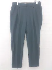 ◇ MONO-MART モノマート ウエストゴム カジュアル タック スラックス パンツ サイズL ネイビー系 メンズ P  【1306160017469】