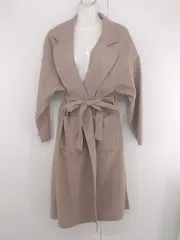 ◇ ◎ Chillfar チルファー 秋冬 大人カジュアル 長袖 ロング ガウンコート サイズ M ブラウン系 レディース E  【1306160022159】