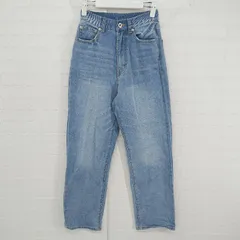 ◇ GRL ハイウエスト ストレート ジーンズ デニム パンツ サイズXS ライトブルー系 レディース E  【1306160024160】