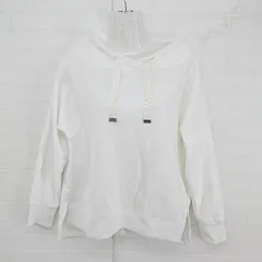 ◇ Bou Jeloud ハンサムスウェット 抜き衿 長袖 プルオーバー カットソー サイズF オフホワイト系 レディース E  【1306160024016】のサムネイル