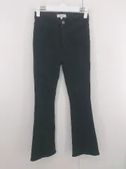 ◇ ANGELO BIANCO ストレッチ ベルボトム パンツ サイズ1 ブラック レディース E  【1306160024405】