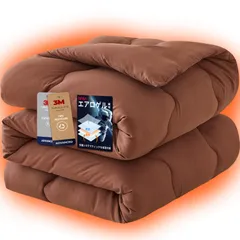 【24時間以内発送】2.1KG ふんわり 2重キルティング あったか 体にフィット シンサレート 耐久性 丸洗いOK 羽毛より暖かい 抗菌防臭 宇宙服素材【エアロゲル】 軽量 冬 暖かい かけ布団 シングル 掛け布団 オールシーズン CHOSHOME 150×