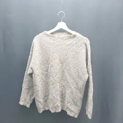 ◇ BEAUTY＆YOUTH カジュアル シンプル 秋冬 ナチュラル 長袖 ニット サイズ表記なし グレージュ レディース E  【1306190002954】