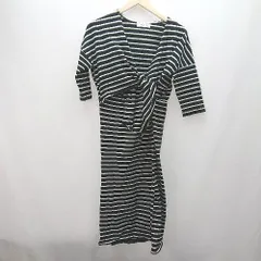 ◇ CHOCOA チョコア マタニティ 授乳 ケープ 七分袖 ロング丈 ワンピース サイズF ブラック/ホワイト レディース E  【1306190006150】