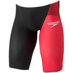 Speedo スピード Fastskin ProIII Jammer 水泳 水着ボーイズ競泳用（ＦＩＮＡ公認） scb62101f-kr、ブラック×レッド