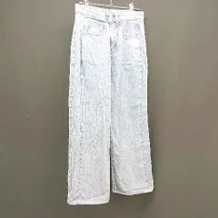 ◇ DAZY デニム カジュアル オーバーサイズ ルーズ ストリート シンプル ゆったり パンツ サイズS ブルー レディース E  【1306190006044】