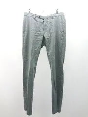 ◇ green label relaxing チェック柄 薄手 カジュアル スラックスパンツ サイズ80 チェック レディース E  【1306190009335】