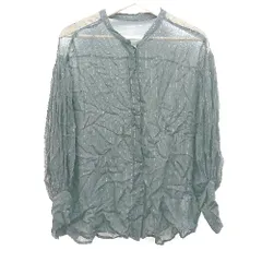 ◇ Ungrid アングリッド 綺麗め 大人 ラメ入り 長袖 ブラウス サイズF ブラック レディース E  【1306190013530】