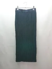 ◇ BEAUTY&YOUTH UNITED ARROWS ウエストゴム きれい系 ロング丈 プリーツ スカート サイズ表記なし ブラック レディース E  【1306190015763】