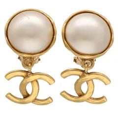 【中古】 CHANEL シャネル  ピアス  94A フェイクパール ココマーク イヤリング 両耳 25027657 YM
