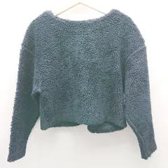 ◇ BEAUTY&YOUTH 秋冬コーデ もこもこ 暖かい お出かけ おしゃれ 長袖 ボアトップス サイズ ブラック レディース E  【1306190019280】のサムネイル