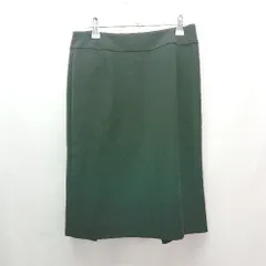 ◇ Modify モディファイ 無地　綺麗め 大人っぽい バックファスナー 膝丈 台形 スカート サイズ40 ブラック レディース E  【1306190031916】