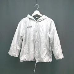 ◇ adidas アディダス カジュアル シャカ生地 子供服 長袖 ジャケット サイズ140 グレー メンズ E  【1306190032807】