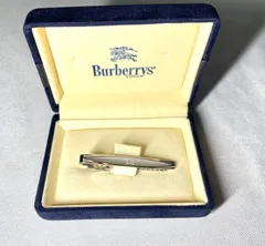 Burberry バーバリー ホースナイトロゴ 騎士デザイン 艶消しシルバー&鏡面シルバー ネクタイピン タイピン タイバー メンズ ケース有
