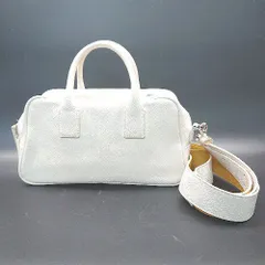 ◇ JEANASIS ジーナシス スネーク柄 肩ひも取り外し可能 大容量 かわいい ハンドバッグ アイボリー レディース E  【1306190034962】