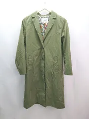 ◇ E hyphen world gallery カジュアル 花柄 薄手 春 秋 シンプル 長袖 コート サイズS カーキ レディース E  【1306190037338】