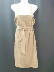 ◇ ROPE PICNIC コーデュロイ フェミニン ジャンパースカート ロング丈 ワンピース サイズ38 ベージュ レディース E  【1306190040512】