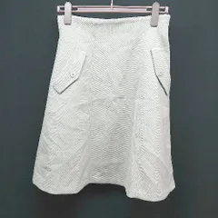 ◇ jill stuart ポケット付き ファスナー シンプル ガーリー ひざ丈 フレア スカート サイズ4 グリーン レディース E  【1306190041779】