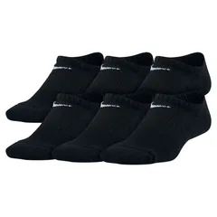 NIKE(ナイキ) ナイキ YA EVERYDAY CUSH 6P ノーショウ ソックス マルチアスレ ウェア ソックス SX6911、(010)ブラック