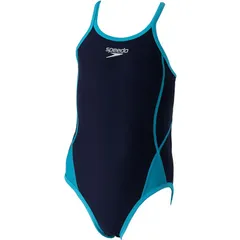speedo(スピード) PUSH UP TURNS SUIT 水泳 水着 WJ競技 (stg02301-nb)、ネイビー