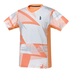 GOSEN(ゴーセン) ゲームシャツ テニス・バドミントン アパレル(メンズ・ユニ) (T2524)、(21)オレンジ