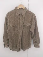 ◇ niko and … ニコアンド オーバーサイズ コーデュロイ 長袖 CPOジャケット サイズM ライトブラウン系 レディース E  【1306210003923】