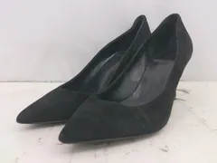 ◇ BALDAN 通勤 OL シンプル ポインテッドトゥ プレーン ヒールパンプス サイズ36 ブラック レディース E  【1306210005453】