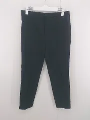 ◇ ZARA ザラ 大人女子 シンプル スラックス パンツ サイズEUR 36 USA 04 MEX 26 ブラック レディース E  【1306210011751】
