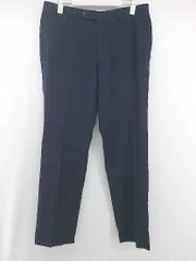 ◇ A day in the life UNITED ARROWS ビジネス シンプル スラックス パンツ サイズM ネイビー メンズ E  【1306210011577】