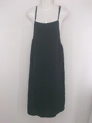 ◇ LEPSIM レプシィム キャミソール 膝下丈 ワンピース サイズF ブラック レディース E  【1306240001029】