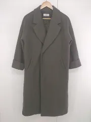 ■ select MOCA セレクト モカ 通勤 通学 大人女子 長袖 ロング チェスター コート サイズM チャコールグレー レディース E  【1306240003047】