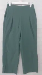 ◇ SENSE OF PLACE by URBAN RESEARCH 大人女子 シンプル スラックス パンツ サイズXS グリーン レディース E  【1306240006666】