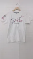 ◇ GOTCHA ガッチャ ロゴ刺繍 マリンカラー 半袖 Tシャツ カットソー サイズM ホワイト レッド ブラック系 メンズ E  【1306240007656】