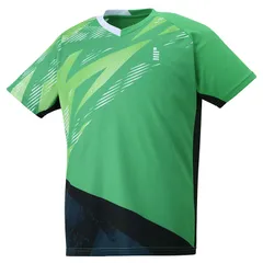 ゴーセン GOSEN ゲームシャツ テニス・バドミントン アパレル(ユニ) t2402-48、(48)グリーン