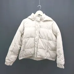 ◇ WEGO ウィゴー 中綿 カジュアル シンプル 防寒 冬 秋 長袖 ジャケット ジャンパー サイズF ベージュ レディース E  【1306260000484】