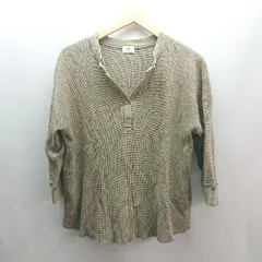 ◇ URBAN RESEARCH DOORS カジュアル ナチュラル リラックス 五分袖 トレーナー サイズ表記なし カーキ レディース E  【1306260004789】