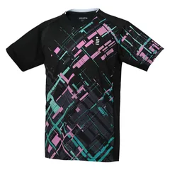 GOSEN(ゴーセン) ゲームシャツ テニス・バドミントン アパレル(メンズ・ユニ) (T2520)、(39)ブラック